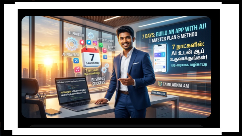​ஏஐ கருவிகளைப் பயன்படுத்தி ஒரு வாரத்தில் ஒரு செயலியை உருவாக்குவது எப்படி?