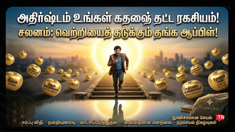 சலனம்: குறிக்கோளைத் தடுக்கும் கண்ணாடித் திரை! வெற்றியை அடைய 3 ரகசியங்கள்! | தமிழர்நலம் | The Impact of Distraction (Salanam): How to Stay Focused on Your Goals | Tamilar Nalam