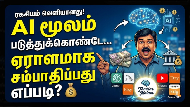 செயற்கை நுண்ணறிவு (AI) மூலம் ‘கைநிறைய’ சம்பாதிப்பது எப்படி? - ரகசிய வழிமுறைகள்! | How to Earn Passive Income using AI Tools? - Secret Strategies!