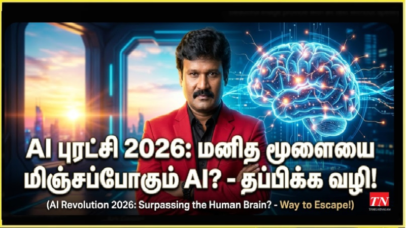 AI புரட்சி 2026: மனித மூளையை மிஞ்சப்போகும் செயற்கை நுண்ணறிவு - நாம் தப்பிக்க வழி என்ன?