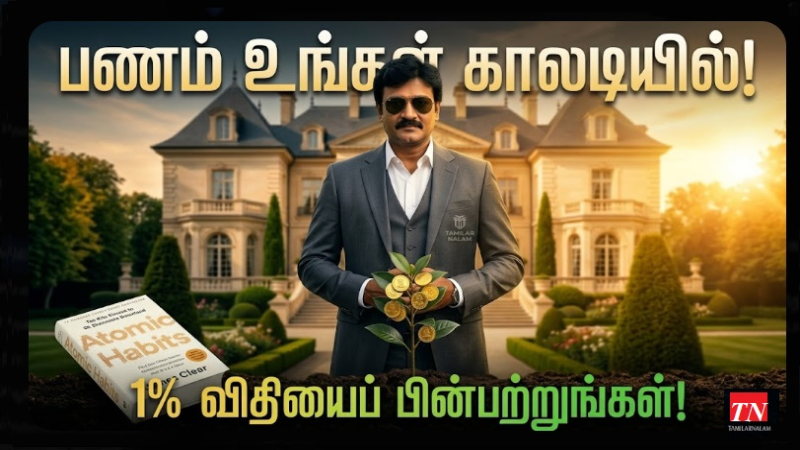 பணம் உங்கள் காலடியில்: 'Atomic Habits' சொல்லும் மில்லியனர் ரகசியங்கள்! 100% வெற்றி நிச்சயம் | தமிழர்நலம்