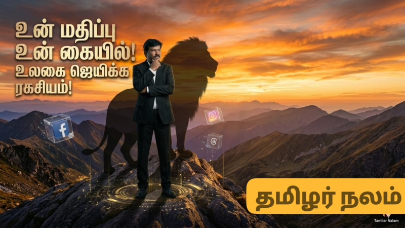 ​உன் மதிப்பு உன் கையில்: நீ உன்னை மதிக்கத் தொடங்கினால் உலகம் உன்னைத் தேடி வரும்!