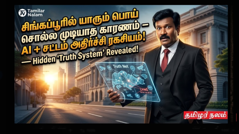 🤖😱 “சிங்கப்பூரில் யாரும் பொய் சொல்ல முடியாத காரணம் – AI + சட்டம் அதிர்ச்சி ரகசியம்!” 🔥 | 🤖😱 “The Reason No One Can Lie in Singapore – AI + Law: A Shocking Secret!” 🔥