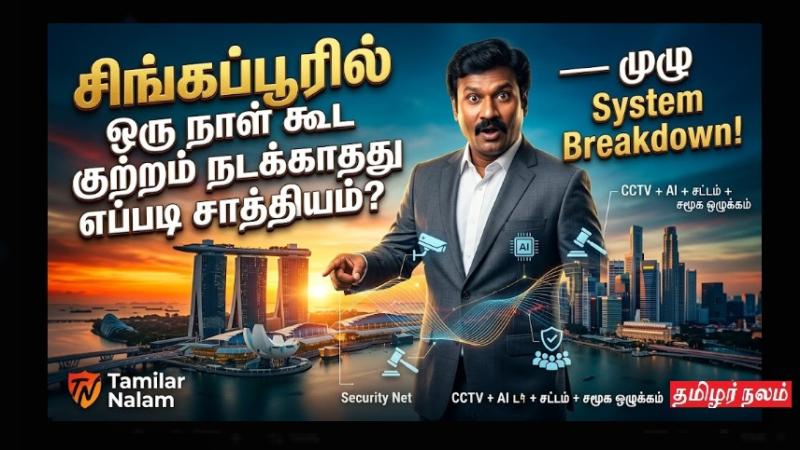 😱📊 “சிங்கப்பூரில் ஒரு நாள் கூட குற்றம் நடக்காதது எப்படி சாத்தியம்?” – முழு System Breakdown! 🔥 | 😱📊 “How is it possible for Singapore to go even a single day without a crime?” – A Complete System Breakdown! 🔥