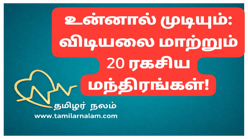 உன்னால் முடியும்! தினமும் காலையில் சொல்ல வேண்டிய 20 தன்னம்பிக்கை வாக்கியங்கள் | தமிழர் நலம்