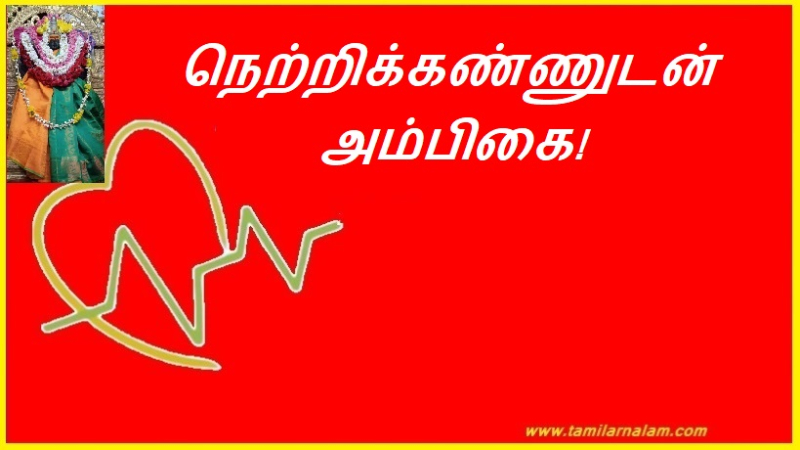 நெற்றிக்கண்ணுடன் அம்பிகை!