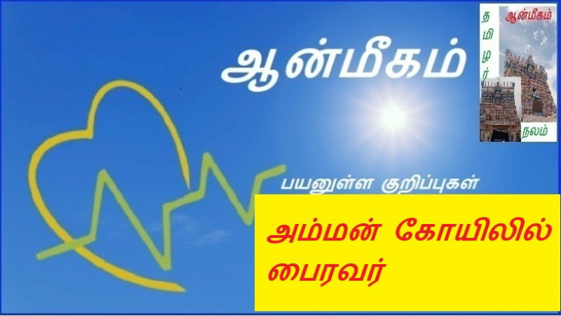 அம்மன் கோயிலில் பைரவர் | Bhairava in Amman temple