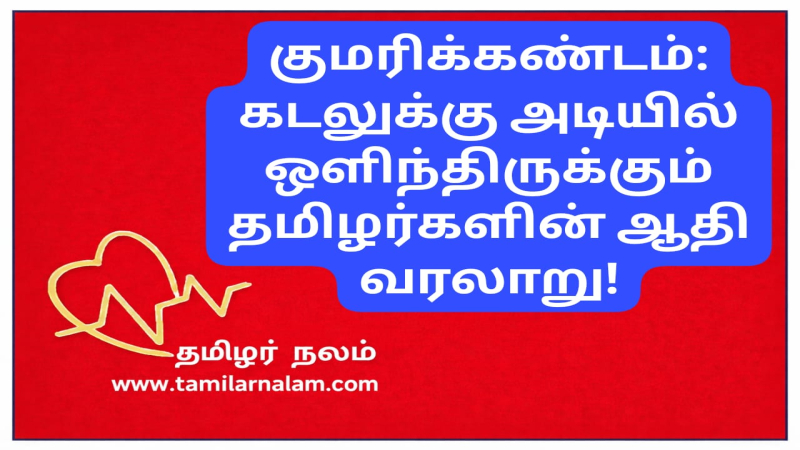 குமரிக்கண்டம்: கடலுக்கு அடியில் மூழ்கிய தமிழர்களின் ஆதி நாகரிகம்! | TamilarNalam History