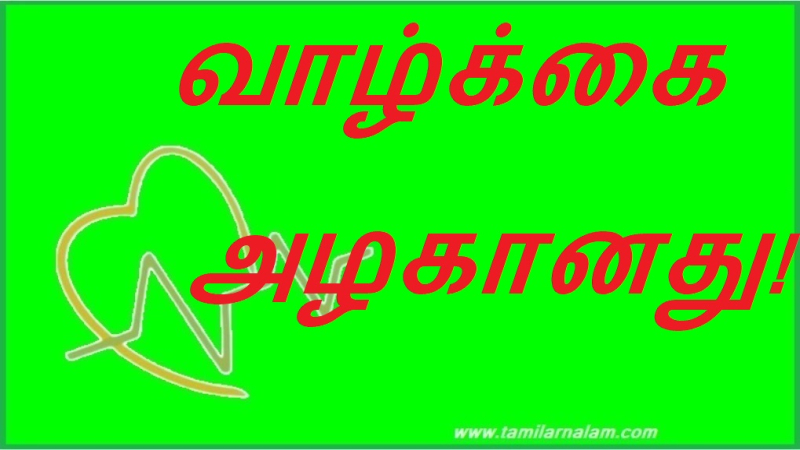 வாழ்க்கை அழகானது!