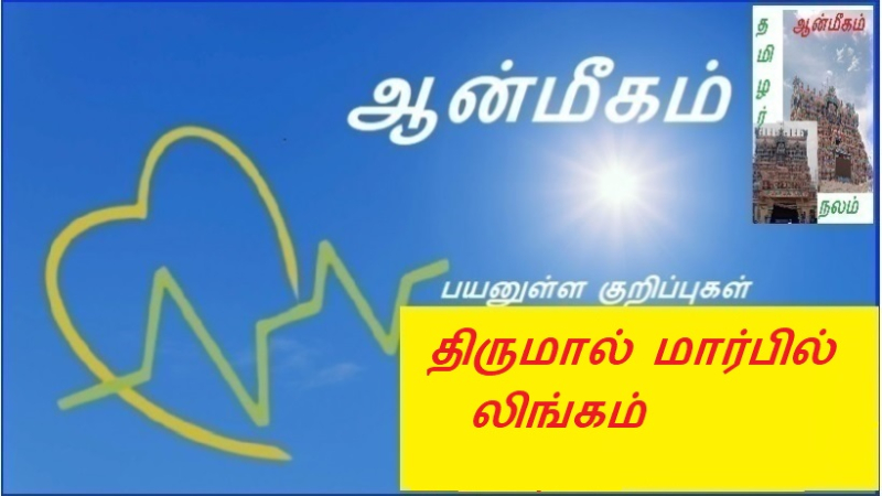 திருமால் மார்பில் லிங்கம்
