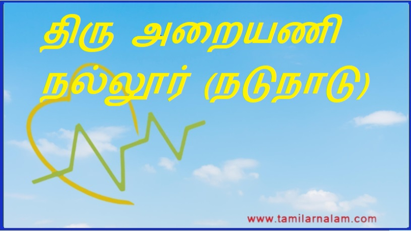 திரு அறையணி நல்லூர் (நடுநாடு) | Thiru Chamyani Nallur (Midland)
