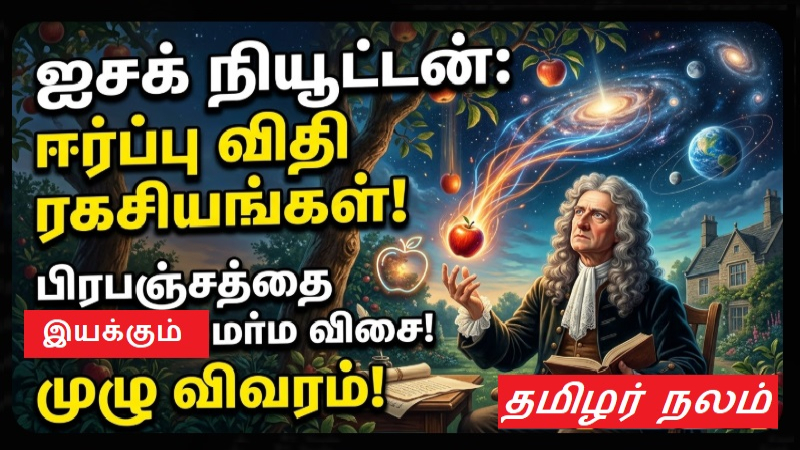 ஐசக் நியூட்டன்: ஈர்ப்பு விதி ரகசியங்கள்! பிரபஞ்சத்தை இயக்கும் அந்த மர்ம விசை - முழு விவரம்!