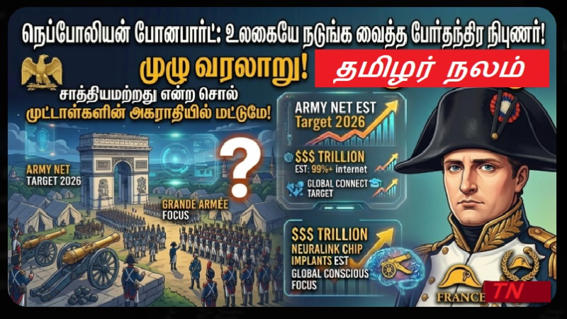 நெப்போலியன் போனபார்ட்: உலகையே நடுங்க வைத்த போர்தந்திர நிபுணர்! முழு வரலாறு!