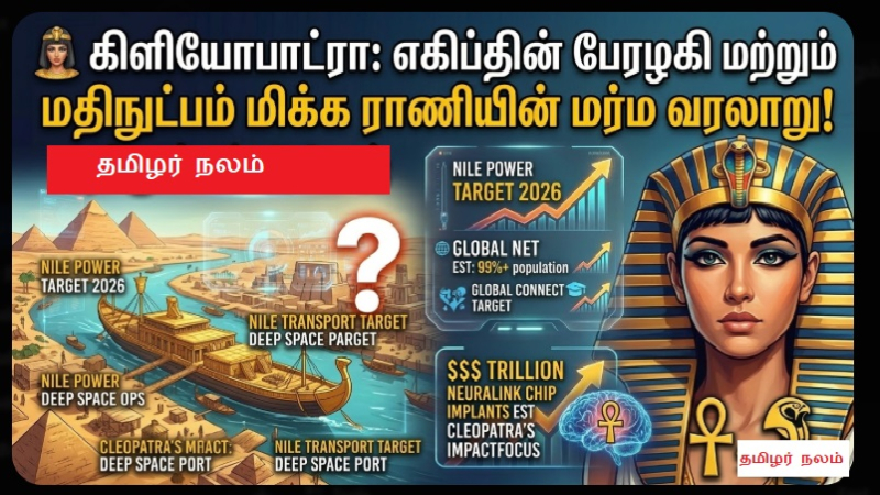 👸 கிளியோபாட்ரா: எகிப்தின் பேரழகி மற்றும் மதிநுட்பம் மிக்க ராணியின் மர்ம வரலாறு!