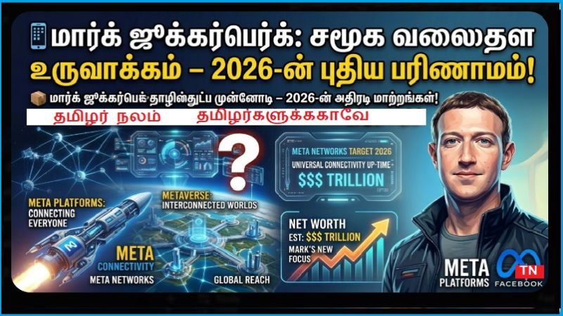 மார்க் ஜுக்கர்பெர்க் 2026: பேஸ்புக் முதல் மெட்டாவர்ஸ் வரை! சமூக வலைதள உலகின் புதிய பரிணாமம்!