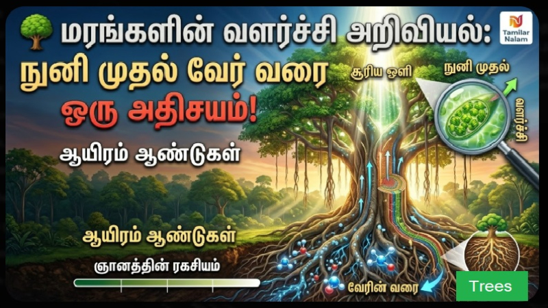🌳 மரங்களின் வளர்ச்சி அறிவியல்: நுனி முதல் வேர் வரை ஒரு அதிசயம்! | தமிழர் நலம்